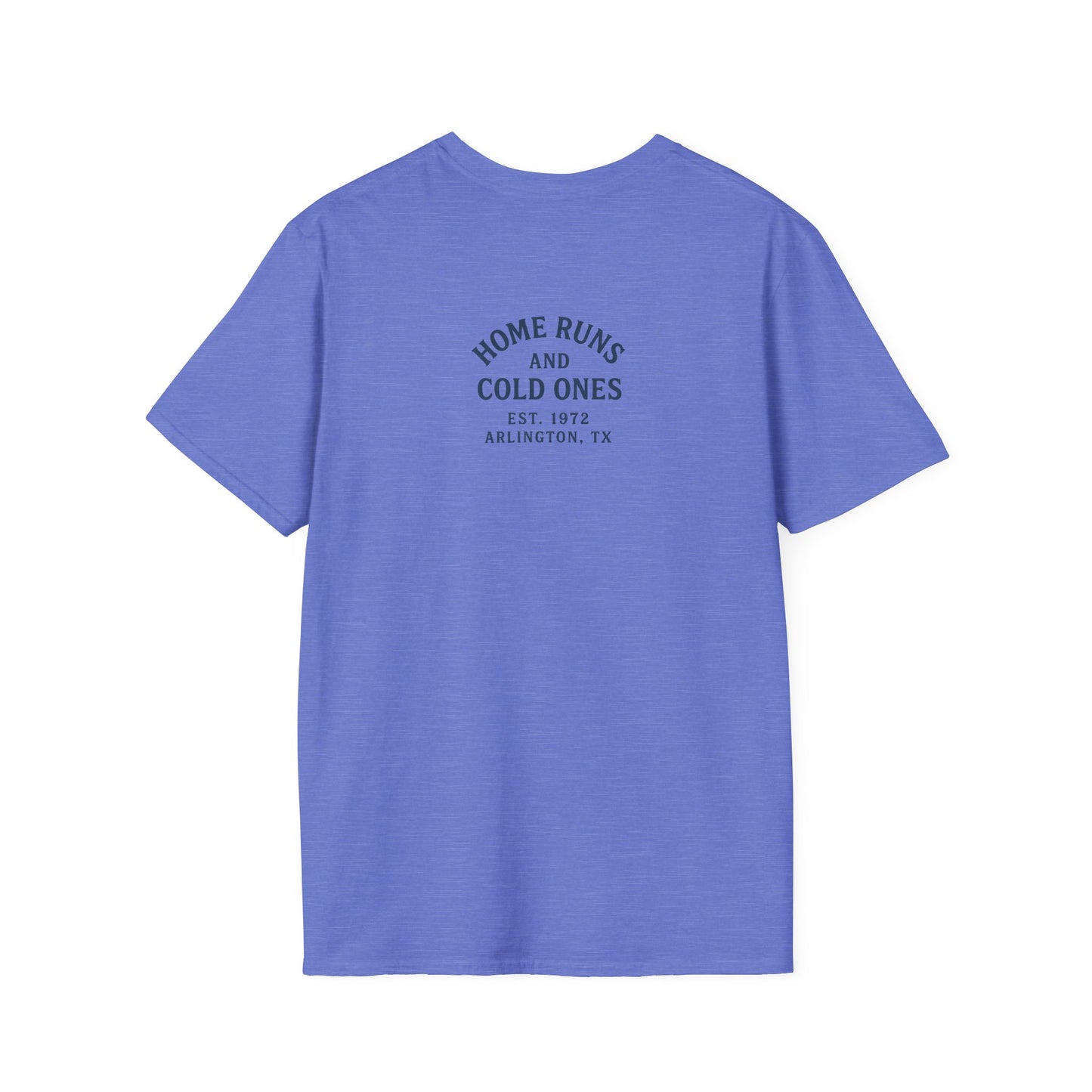 Home Runs & Cold Ones T-Shirt, Funny Unisex Tee, Baseball Fan Gift, Casual Everyday Style, Great for Tailgating