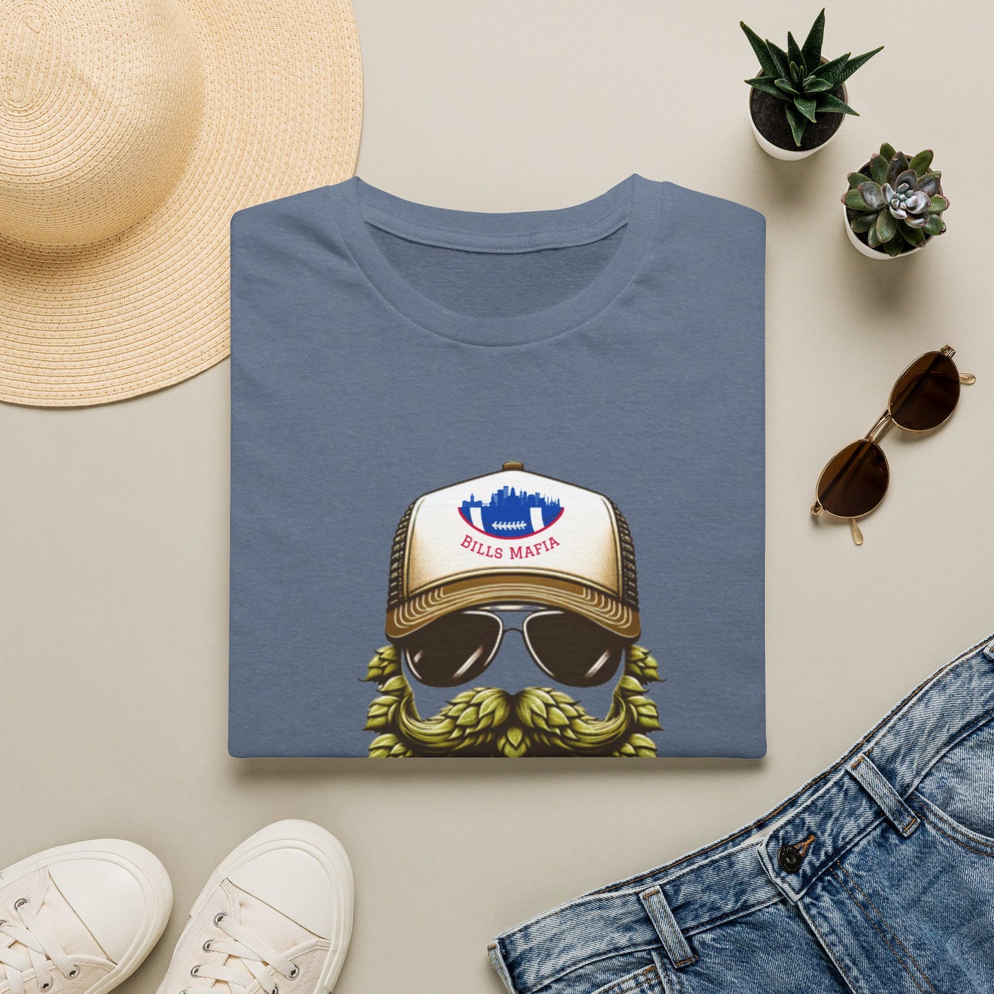 Buffalo Bills Beer'd, Buffalo Bills Beer Unisex T-Shirt, Buffalo Bills Tee, Football Shirt, Beer Lover Gift, Game Day Apparel