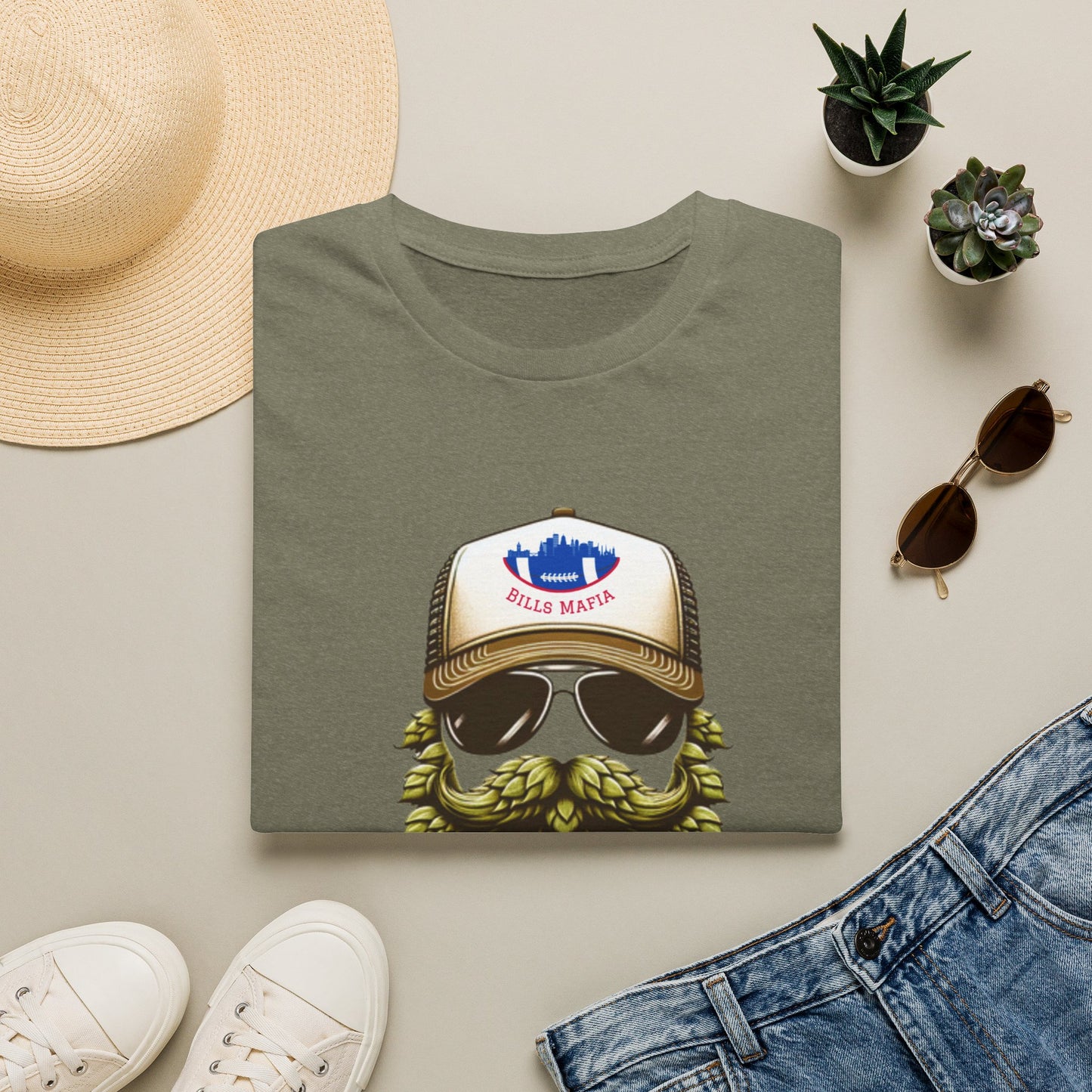 Buffalo Bills Beer'd, Buffalo Bills Beer Unisex T-Shirt, Buffalo Bills Tee, Football Shirt, Beer Lover Gift, Game Day Apparel