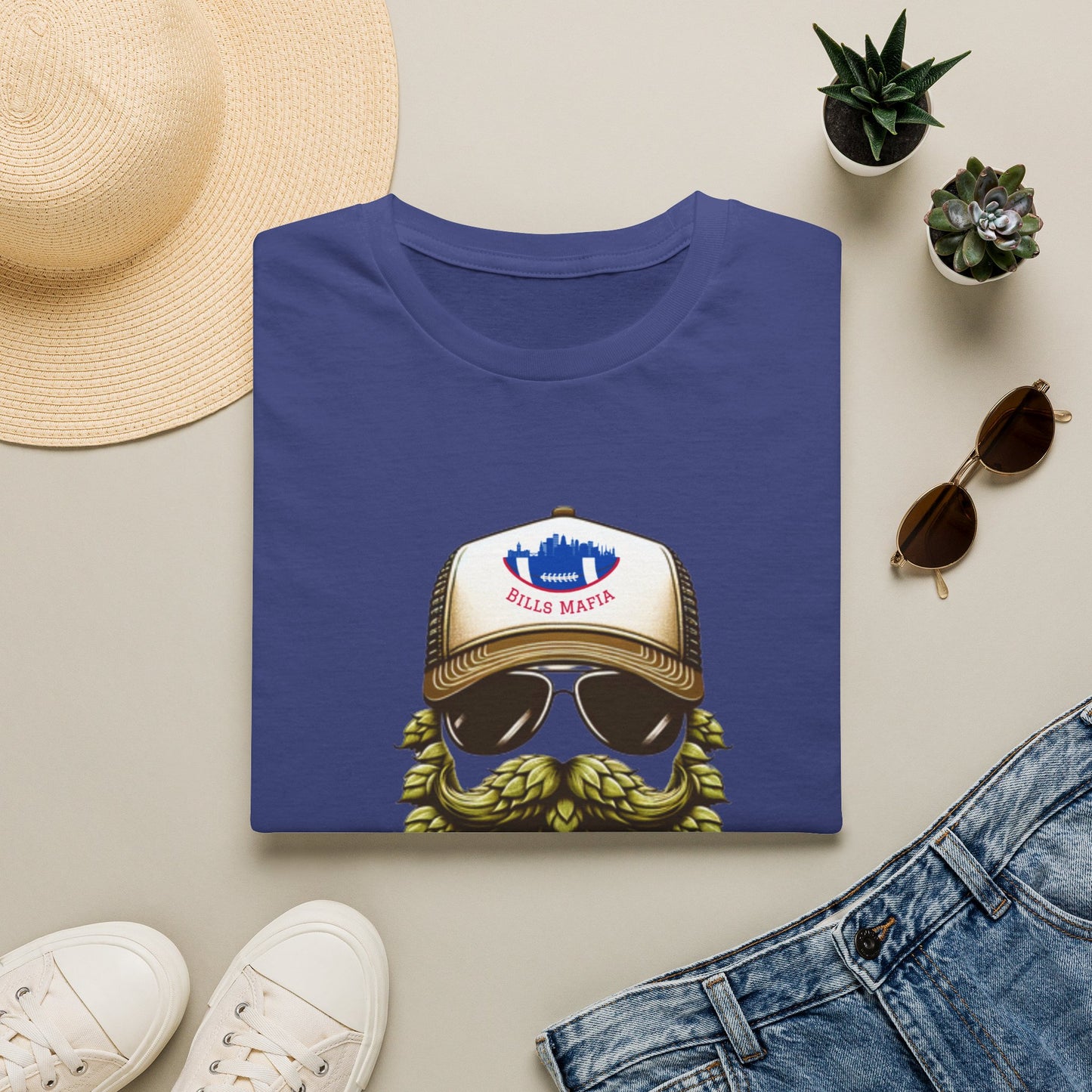 Buffalo Bills Beer'd, Buffalo Bills Beer Unisex T-Shirt, Buffalo Bills Tee, Football Shirt, Beer Lover Gift, Game Day Apparel