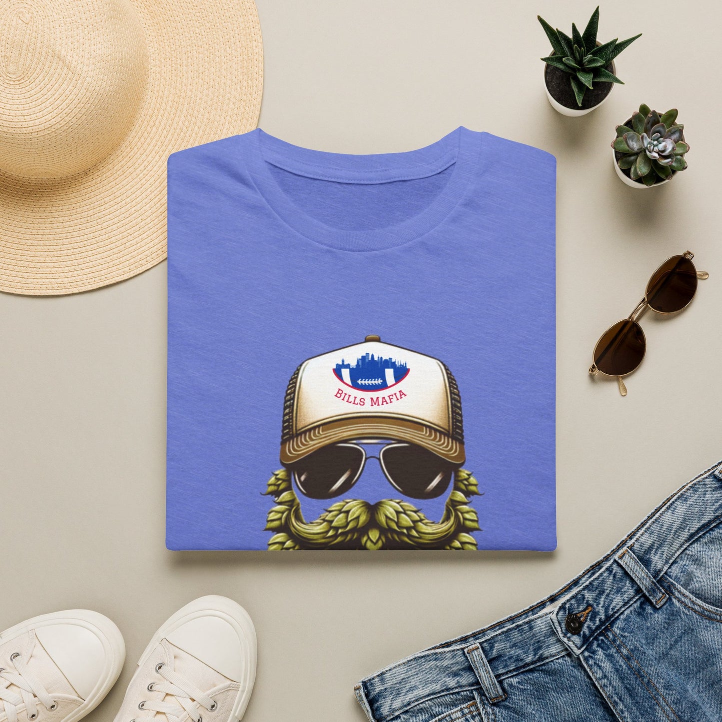 Buffalo Bills Beer'd, Buffalo Bills Beer Unisex T-Shirt, Buffalo Bills Tee, Football Shirt, Beer Lover Gift, Game Day Apparel