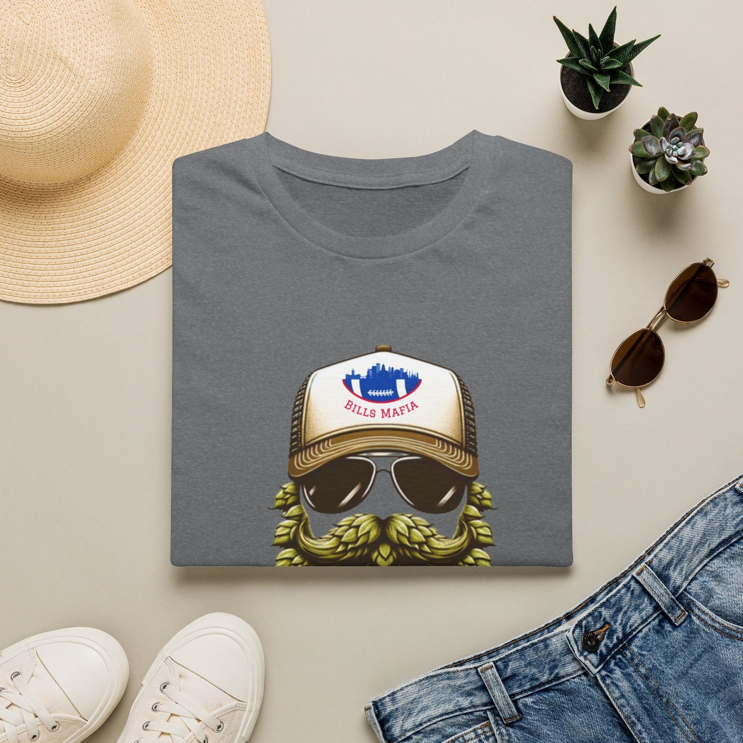 Buffalo Bills Beer'd, Buffalo Bills Beer Unisex T-Shirt, Buffalo Bills Tee, Football Shirt, Beer Lover Gift, Game Day Apparel