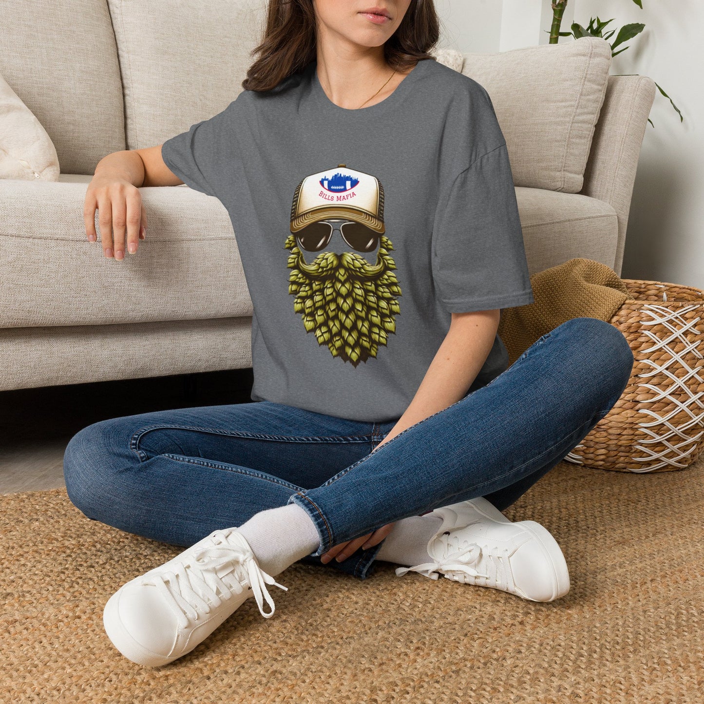 Buffalo Bills Beer'd, Buffalo Bills Beer Unisex T-Shirt, Buffalo Bills Tee, Football Shirt, Beer Lover Gift, Game Day Apparel